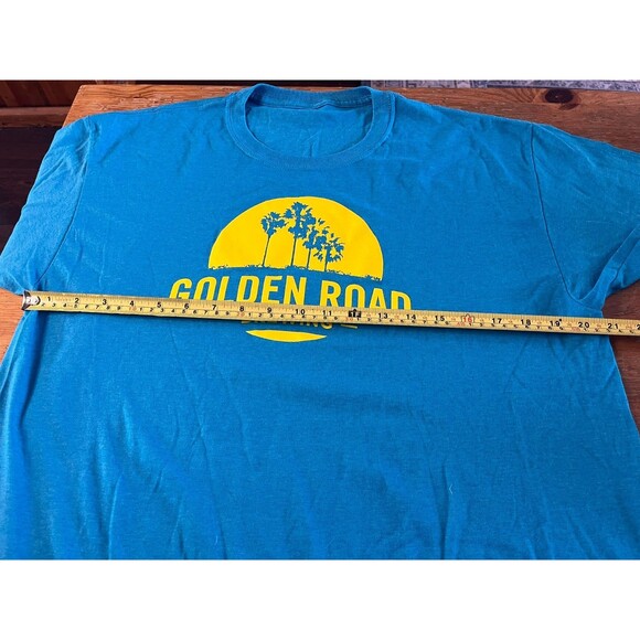 Golden Road Brewing T-Shirt Beer Craft Brewery Los Angeles Palm Trees Logo - Picture 3 of 4